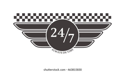 Vintage and modern taxi logos taxi label, taxi badge and design elements