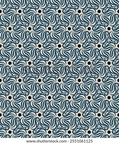 Vintage monochrome seamless pattern. Overlapping art forms, stripes, polygons, segments are grouped and arranged in a certain order. Vector. 