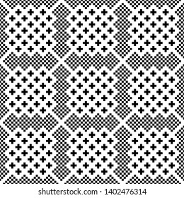 Vintage monochrome texture. Abstract background. Seamless pattern.