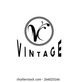 vintage monogram