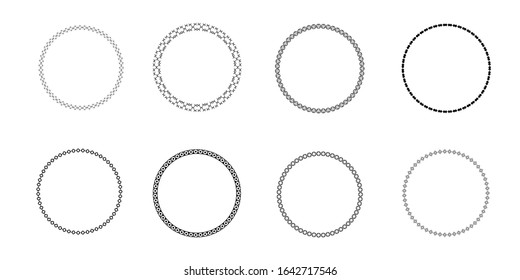 Vintage monogram set. Vector emblems for calligraphic luxury logos and retro ornamental design.