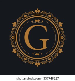 Vintage Monogram Typeface G