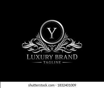 Vintage Monogram Y Letter Vintage Logo template perfect for Restaurant, Royalty, Boutique, Cafe, Hotel, Heraldic, Jewelry, Fashion and other vector illustration