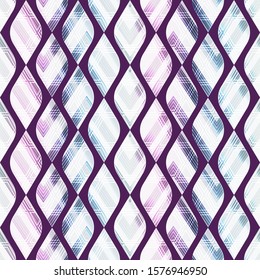 Vintage mosaic vector seamless pattern.