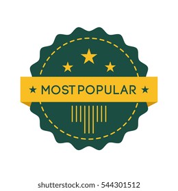 Vintage Most Popular label