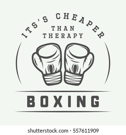 Vintage motivation logo, emblem, label, poster or design print. Inspirational quote with typography. Vector Illustration


