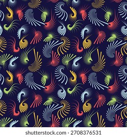 Patrón sin fisuras de Antiguas. Fondo dibujado a mano para su diseño. Textil, embalaje, decoración de blog, Anuncio, cartel, papel de embalaje. Vector. 