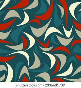 Vintage motley seamless pattern. Vector illustration for print, fabric, cover, packaging, interior decor, blog decoration and other your projects.
