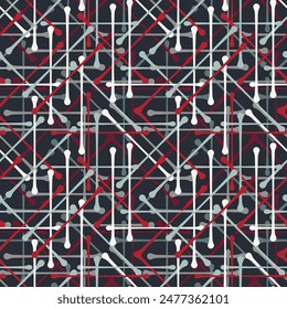 Vintage motley seamless pattern.Vector illustration for print, fabric, cover, packaging, interior decor, blog decoration and other your projects.