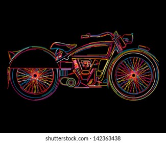 Vintage motorcycle 