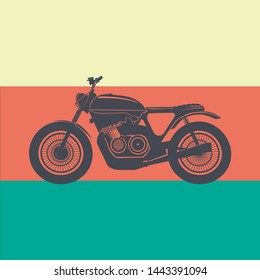 vintage motorcycle clasic vector design