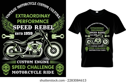 vintage motorcycle custom culture extraordinary performance speed rebel estd 1958 custom engine speed challenge motorcycle ride 