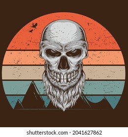 vintage motorcycle design motorcycle skull vector  poster  silhouette retro and grunge custom scooter piston plug of bike Template for poster, banner, print for t-shirt, pin,logo, clip art, sticker