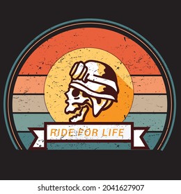 vintage motorcycle design motorcycle skull vector  poster  silhouette retro and grunge custom scooter piston plug of bike Template for poster, banner, print for t-shirt, pin,logo, clip art, sticker