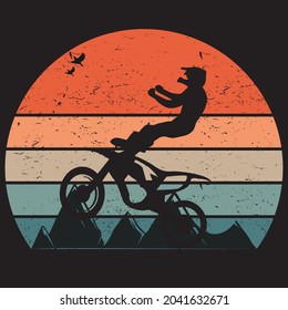 vintage motorcycle design motorcycle vector motorbike poster silhouette retro and grunge custom scooter piston plug of bike Template for poster, banner, print for t-shirt,pin,logo, clip art,sticker