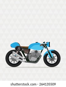 Vintage Motorcycle illustration