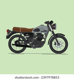 Diseño vintage de motocicleta Ilustración vectorial