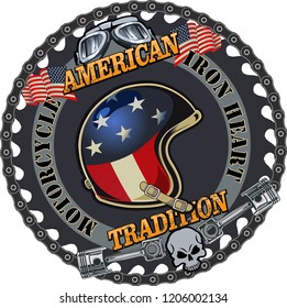 vintage motorcycle label