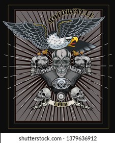 vintage motorcycle label