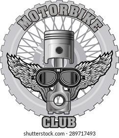 vintage motorcycle label