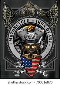 vintage motorcycle label