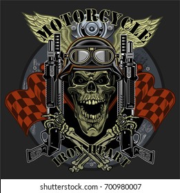 vintage motorcycle label