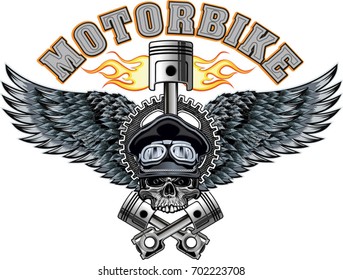 vintage motorcycle label