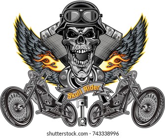 vintage motorcycle label