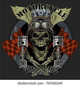 vintage motorcycle label