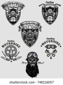 vintage motorcycle label