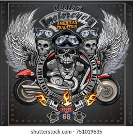 vintage motorcycle label