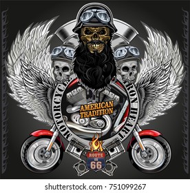 vintage motorcycle label