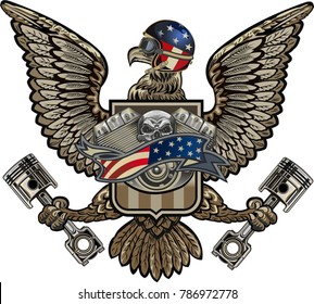 Vintage motorcycle label