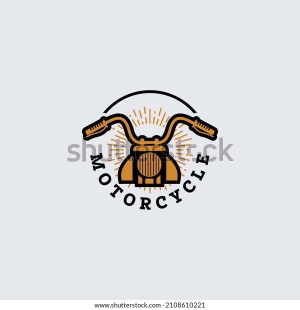 Vintage\
motorcycle logo graphics Vector\
illustration.