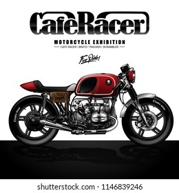 Vintage motorcycle poster