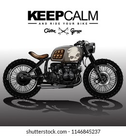 Vintage motorcycle poster