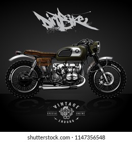 vintage motorcycle poster