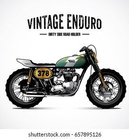 vintage motorcycle poster