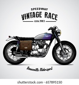 vintage motorcycle poster