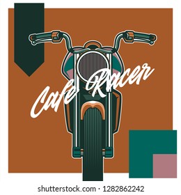 Vintage motorcycle poster – Vector