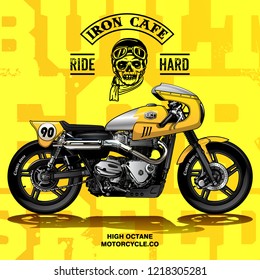 vintage motorcycle race poster