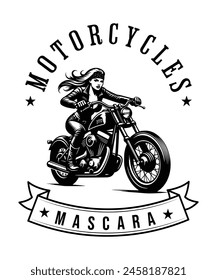 vintage motorcycle t-shirt design vector illustration
