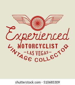 Vintage motorcycle. vector design.vector eps