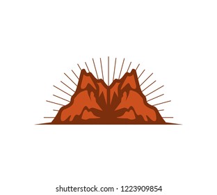 vintage mountain logo