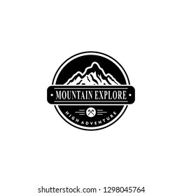 Vintage Mountain Logo Template