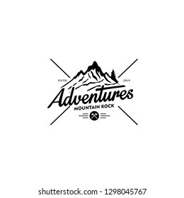 Vintage Mountain Logo Template