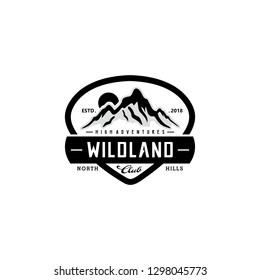 Vintage Mountain Logo Template