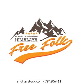 vintage mountain t-shirt design