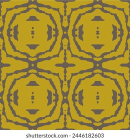 vintage multi colored seamless pattern. grid arrangement, geometric stylized flowers. Bizarre Art Illustration