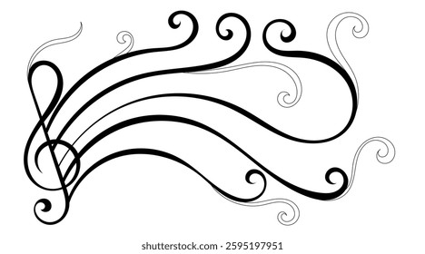 Vintage music patterns, modern art music patterns